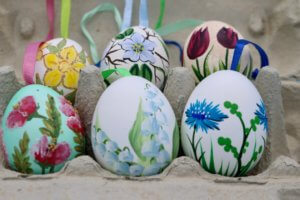 painted easter eggs