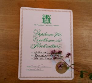 Gardening certificate