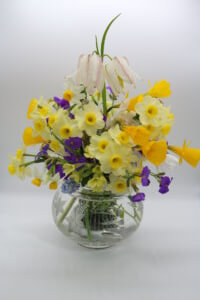 spring flower arrangement