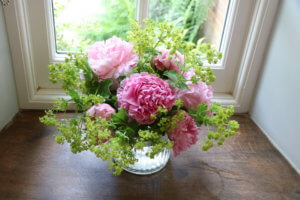 Peony flower arrangement
