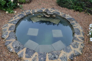 Concrete tank pond
