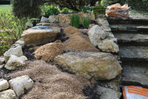 Building a rockery