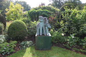 Garden Sculptures at Chenies Manor Garden