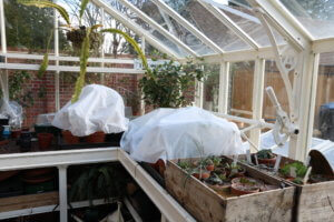 Frost protection in greenhouse