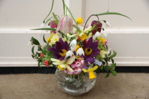 Spring flower arrangement